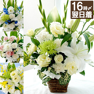 お供え 生花 選べる アレンジ or 花束・AB