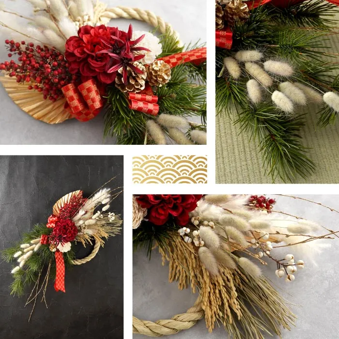 お正月の花 『お正月飾り 鳳凰・生』｜横浜花まりか フラワーギフト店