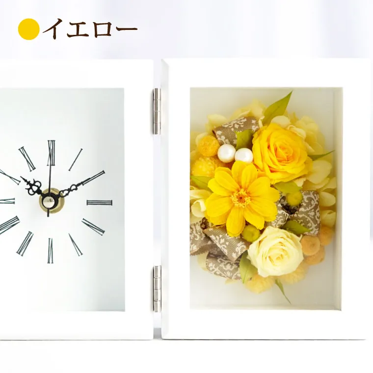 時計と薔薇のアレンジ file.jpg