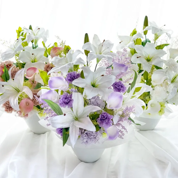 枯れないお供えアレンジ Lily』 プリザーブドフラワー | 横浜花