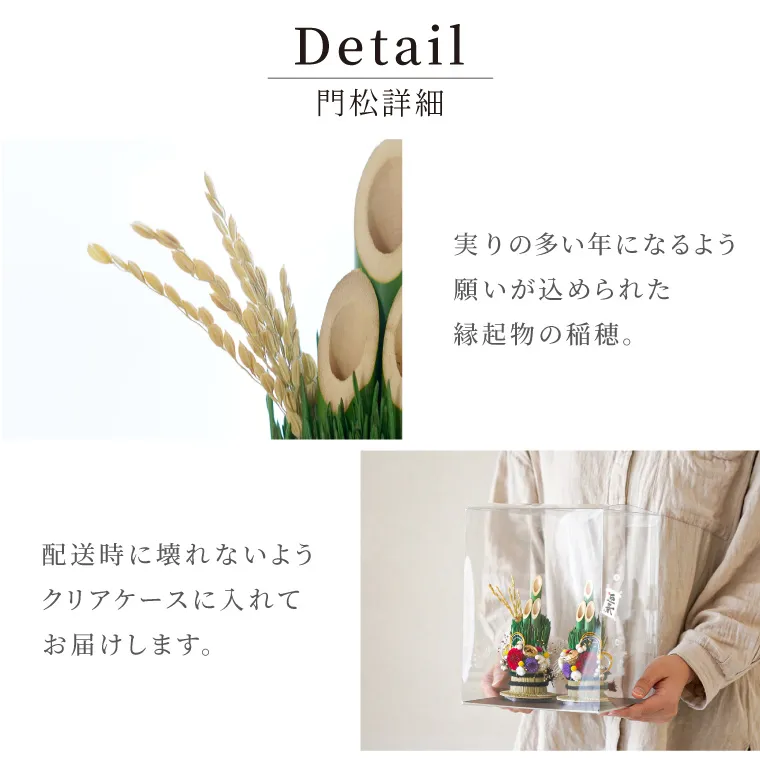 Amazon.co.jp: ガラスの鏡餅セット 門松 屏風 ハンドメイド