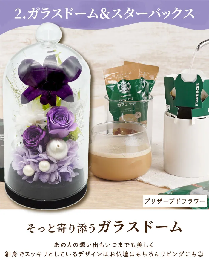 選べるお供え花とご進物のギフトセット』 プリザーブドフラワー