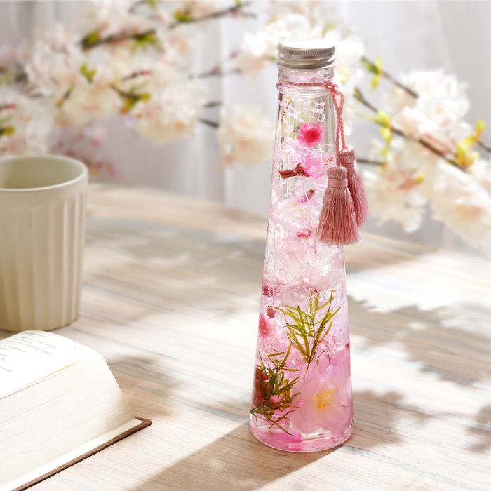 桜 ハーバリウム・Lサイズ