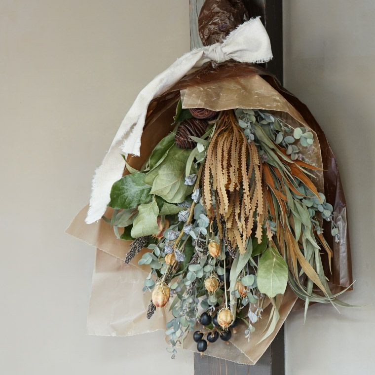 ボタニカル スワッグ・Mサイズ』 ドライフラワー｜横浜花まりか  