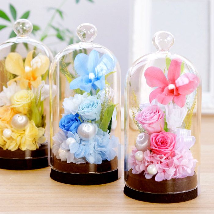 お供え花 ドーム プリザーブドフラワー