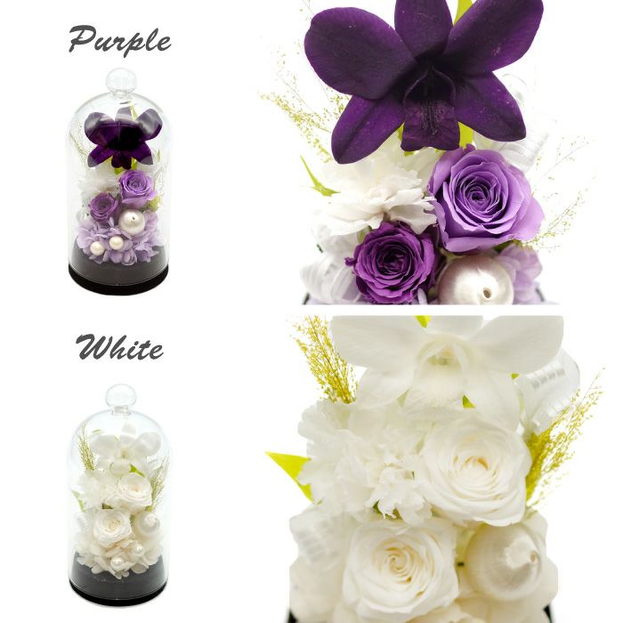 お供え花 ドーム プリザーブドフラワー