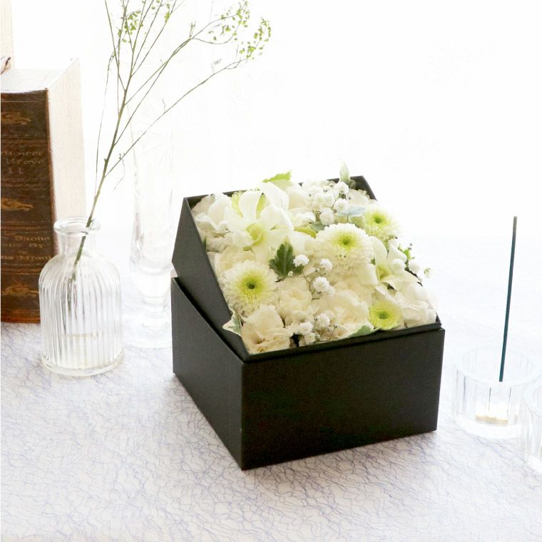 お供えボックスフラワー 生花