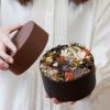 ボックス ラウンド・Mサイズ ドライフラワー