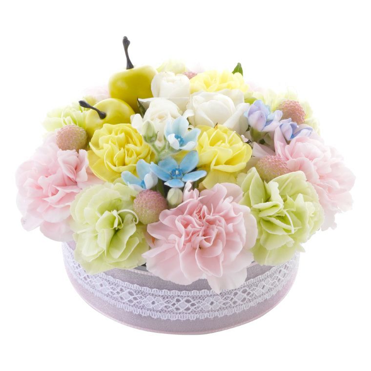 季節のガトーフルール・フラワーケーキ 生花