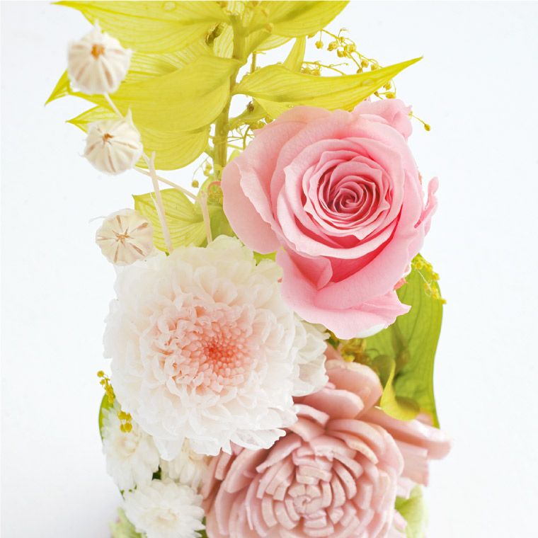 お供え フラワーボトル プリザーブドフラワー