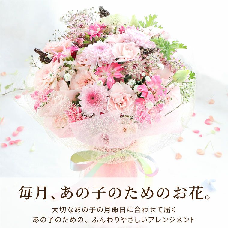 ペットちゃんの虹の橋 定期便 もふもふコース 3ヶ月 Mサイズ お供え 生花