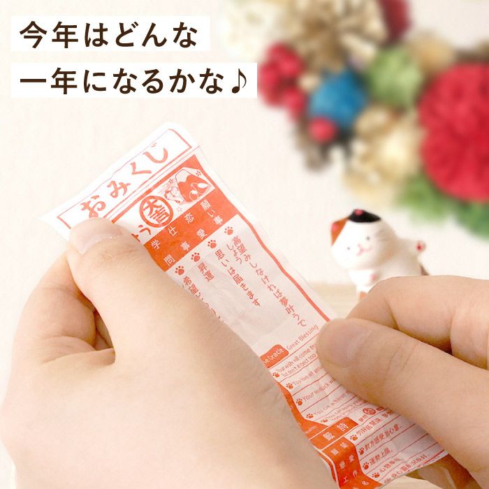 おみくじ付！華やぎ迎春リース ドライフラワー