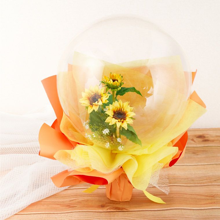 そのままバルーン花束 アーティフィシャルフラワー