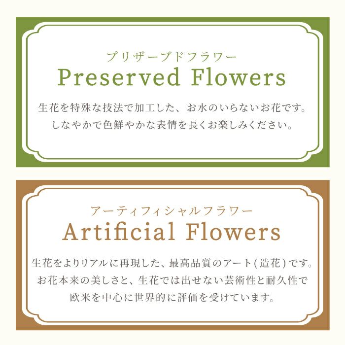 お供え花・そのか プリザーブドフラワー