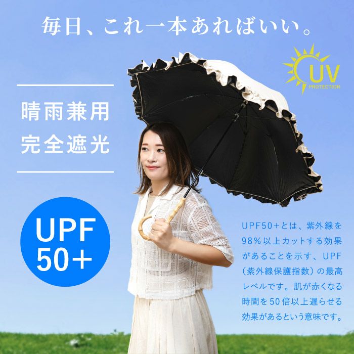 花ブレラ UVカット 晴雨兼用傘