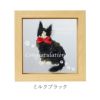 名入れ フレーム入り猫フラワー プリザーブドフラワー