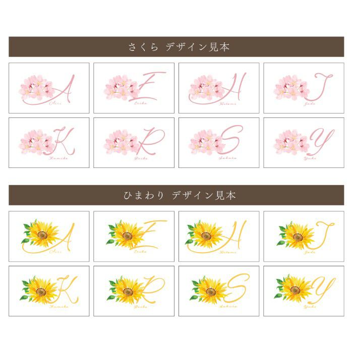 名入れOK！イニシャルポーチ花づくしギフトセット 雑貨 アーティフィシャルフラワー